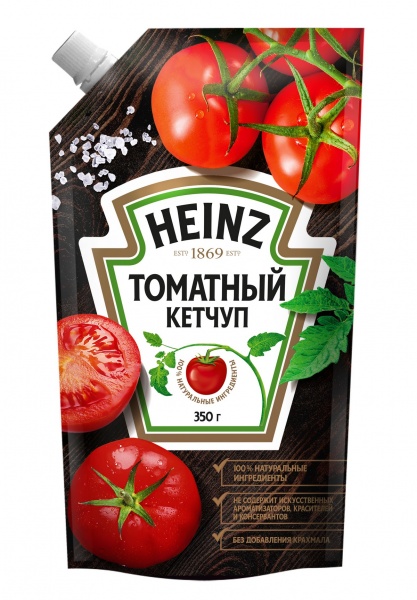 Кетчуп ХАЙНЦ томатный 0,35 гр